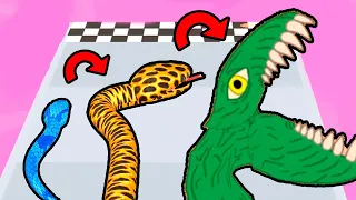 Snake Run Race 2 - Giant Snake Evolution | New Levels