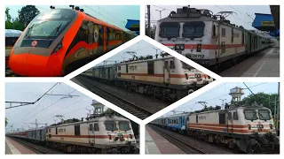 [10 IN 1] HIGH SPEED PREMIUM TRAINS ACTION IN BARDDHAMAN CHORD LINE.