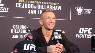 UFC Brooklyn   TJ Dillashaw: "The referee stole that fight from me"