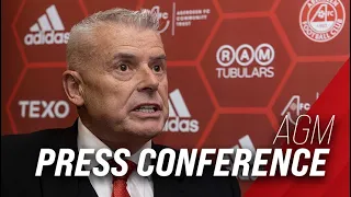 Dave Cormack | AGM Press Conference