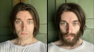 5 Months Beard Growth Time lapse - Handstand Edition