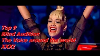 Top 9 Blind Audition (The Voice around the world XXXI)