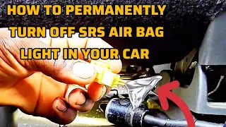 How to bypass srs air bag light using just a resistor