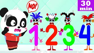 Baby Panda Learning Academy - Lesson 24 - Learn 123 Numbers from 1 to 10 for Preschool- Babybus Game