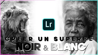 CRÉER rapidement UN SUPERBE NOIR & BLANC