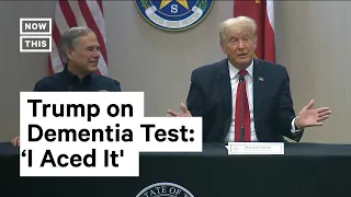 Trump Brags (Again) About Passing Dementia Test