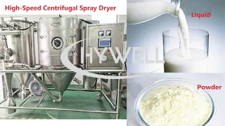 How to use a spray dryer to make powder