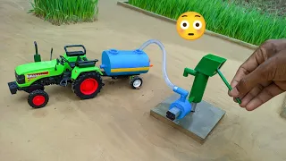 diy tractor water tank part 2 | diy tractor | water pump | Mr Minitopics