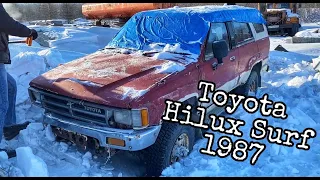 КУПИЛИ ЛЕГЕНДАРНЫЙ TOYOTA HILUX SURF 1987 г.в.  как в TOP GEAR / Часть 1