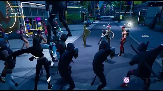 Ikonik skins doing Scenario perfect timing in Party Royale matches