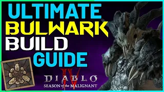 Injured Earthen Bulwark Druid Build Guide | KILL Uber Lilith EZ |OP| 7 Glyphs | Diablo 4 - Season 1