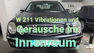 W 211 Vibrationen und Geräusche im Innenraum, Lastschläge beim Schalten, Motorlager Wechsel angesagt