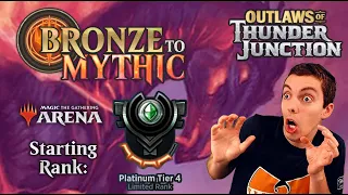 💿 Bronze To Mythic: Episode 9 - Starting Rank: Platinum 4 - MTG Arena:🤠Outlaws Of Thunder Junction 🤠