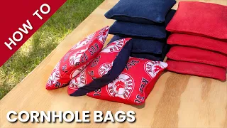 How to Make Cornhole Bags