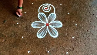 Ugadi muggulu 2023|5*3 Begginners rangoli| panguni madham kolam| Super muggulu|Beautiful rangoli