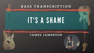 James Jamerson Bass Transcription on "It's a Shame" by The Spinners