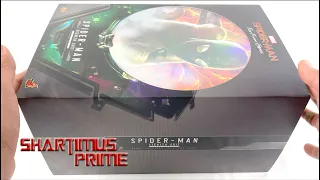 Hot Toys Stealth Suit Spider- Man Far From Home Deluxe 1:6 Scale Figure Unboxing by ShartimusPrime