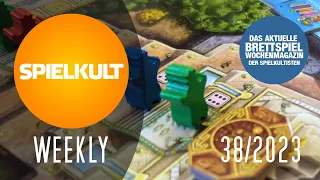 Weekly 38/2023 // Brettspiel-Reviews, Spieleteff, Vorschau