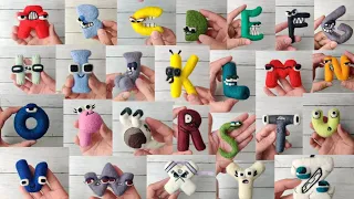 [ASMR] Crafting Alphabet Lore A-Z with Needlefelt Wool Art.