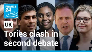UK Tories vying to succeed PM Johnson clash in second televised debate • FRANCE 24 English