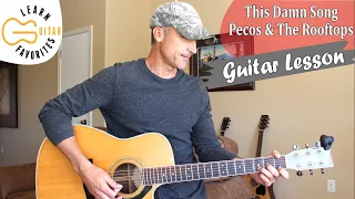 This Damn Song - Pecos & The Rooftops - Guitar Lesson | Tutorial