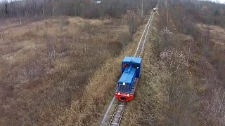 [TPR] TU4-2630, first run of restored narrow diesel locomotive