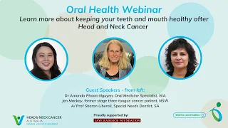 Oral Health and Head and Neck Cancer - webinar