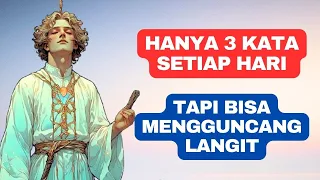 KATA KATA AFIRMASI POSITIF : Hanya tiga kata tapi bisa mengguncang langit