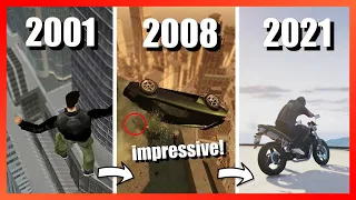 Evolution of Fall Damage in GTA Games (2001-2021)