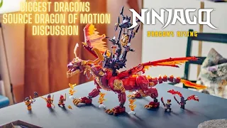 Ninjago Biggest Dragons 🔥🐉 Source Dragon Of Motion Discussion