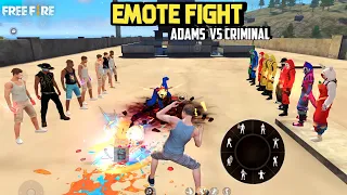 Free Fire Emote Fight On Factory Roof - 1 vs 1 Emote in Free Fire - Emote Challenge