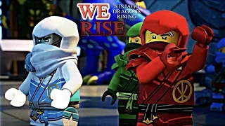 We Rise || NINJAGO DRAGONS RISING Fan Music Video