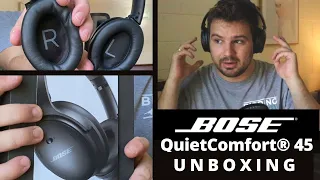 BOSE QuietComfort® 45 HEADPHONES | UNBOXING