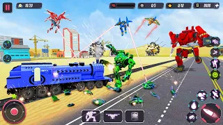 Flying Tiger Robot Car Games: Tiger Robot Against Golem Monster Boss | Android iOS Gameplay