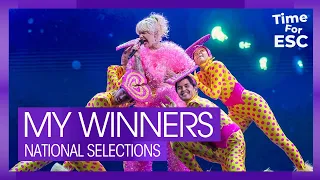 *MY WINNERS - NATIONAL SELECTIONS - FINAL EDITION* | Eurovision 2024 | TimeForEurovision