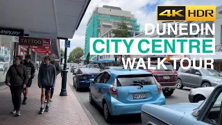 Dunedin City Centre Walking Tour New Zealand 4K HDR