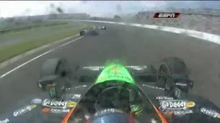 Mike Conway Crash Onboard Danica Patrick - Indianapolis 500 2010