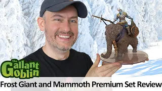 Frost Giant and Mammoth Premium Set - D&D Icons of the Realms: Snowbound - WizKids Prepainted Minis