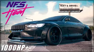 Need for Speed Heat | Maxed out Polestar 1 1000HP+ Build | Racing & Cruise [4K]