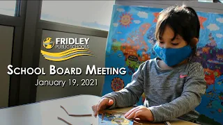 Fridley Public School Board Meeting - January 2021