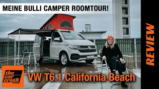 VW T6.1 California Beach (2021) Meine Bulli Camper Roomtour! ⛺ Review | Test | Dachzelt | Miniküche