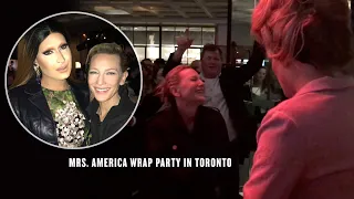 Drag Queen surprises Cate Blanchett with performance @ Mrs America wrap party