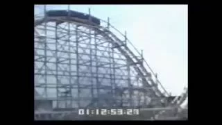 OCEAN VIEW PARK ROCKET roller coaster being dynamited near Norfolk, VA