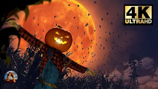 Halloween Sounds | Spooky Pumpkin Man in 4K 🎃