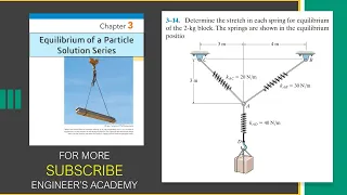 3-14 Statics Hibbeler 14th Edition (Chapter 3) | Engineers Academy