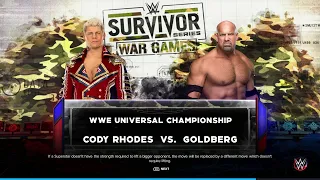 WWE 2K23 Cody Rhodes Vs Goldberg