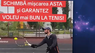Nu ți-a explicat nimeni mișcarea ASTA de baza la VOLEU la tenis și dai fără control @TenisLaMinut