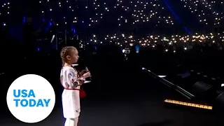 Ukrainian girl who sang 'Let It Go' captivates another audience | USA TODAY