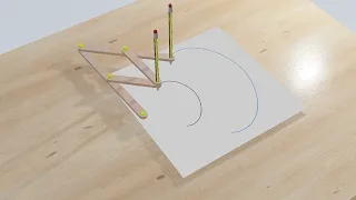 Pantograph mechanism (3d animation)