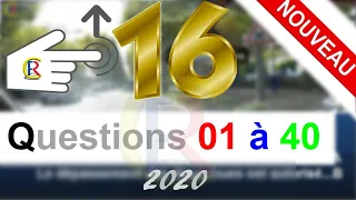 Nouveaux examen 👍 2020 @CodeDeLaRouteEnFrance  Série Seizième - Panneaux de signalisation